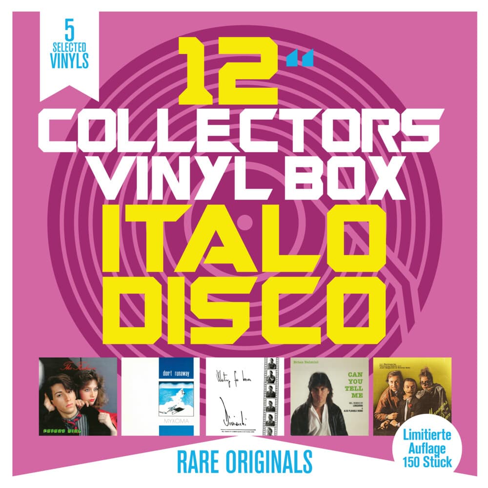 12" Collector's Vinyl Box: Italo Disco, 5 Schallplatte
