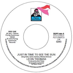 Just In Time To See The Sun (7inch-Single)