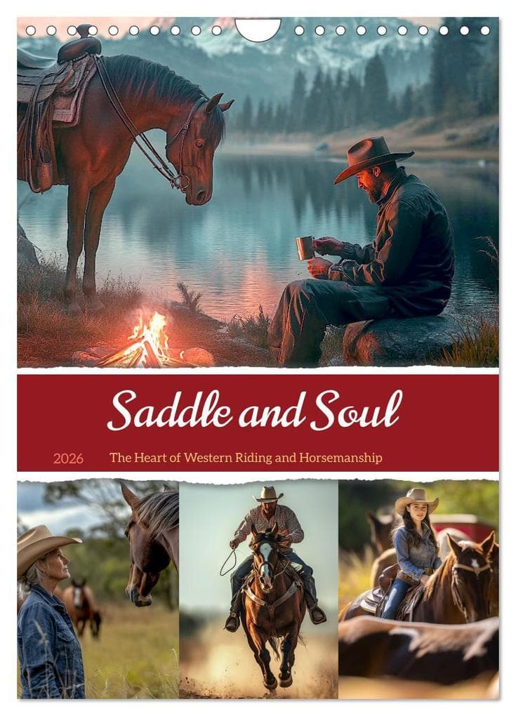 Saddle and Soul (Wall Calendar 2026 DIN A4 portrait), CALVENDO 12 Month Wall Calendar
