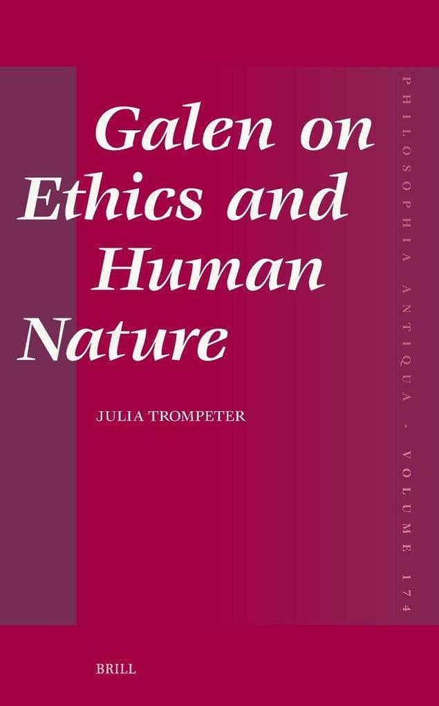 Galen on Ethics and Human Nature