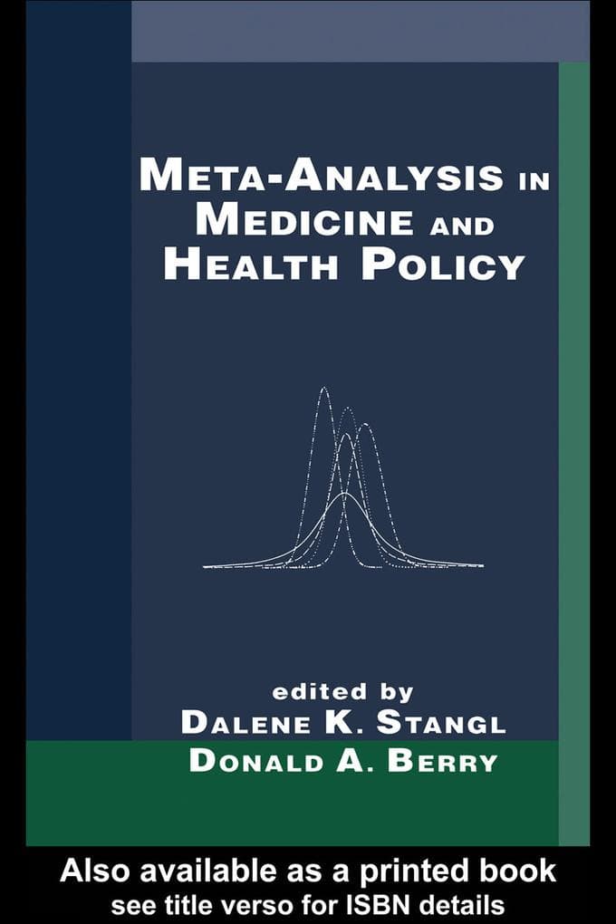 Meta-Analysis in Medicine and Health Policy