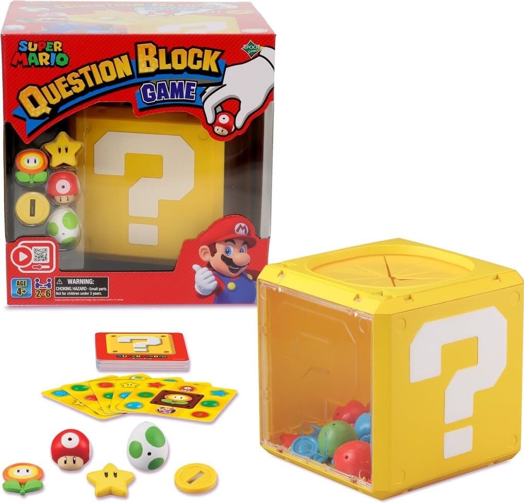 Epoch Games 7556 - Super Mario Question Block Game, Würfelspiel