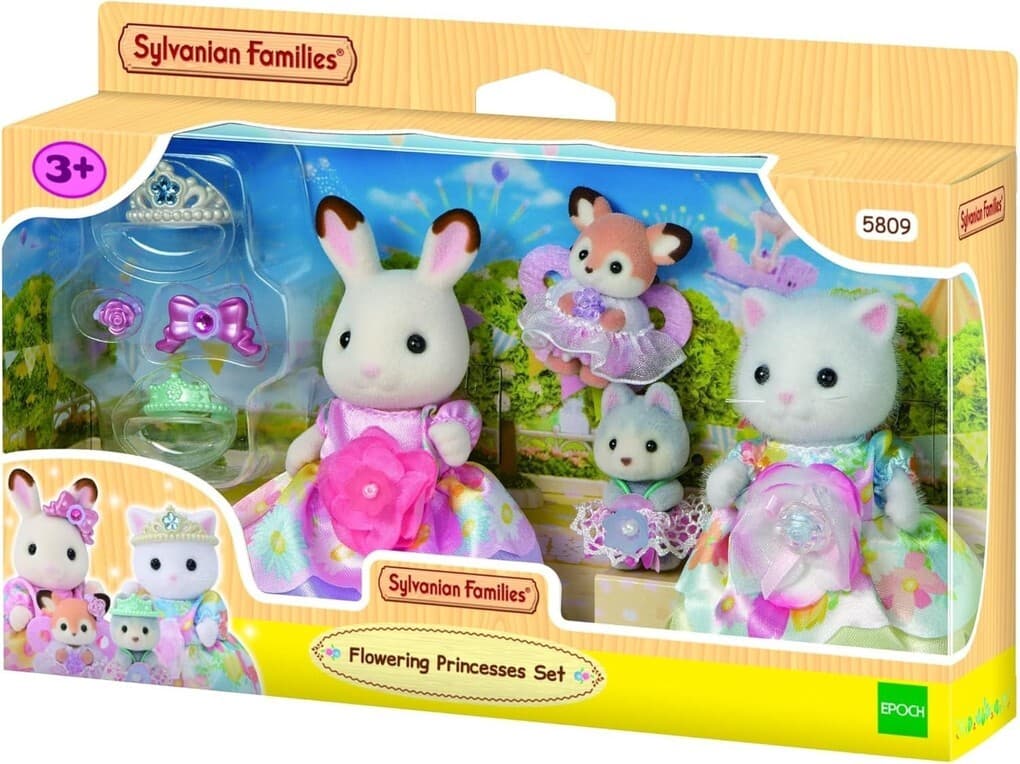 Sylvanian Families 5809 - Flowering Princesses Set, Blumenprinzessinnen Figurenset