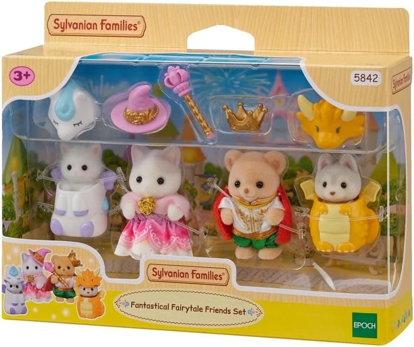 Sylvanian Families 5842 - Fantastical Fairytale Friends Set, Baby Fantasiefreunde Set, Figurenset