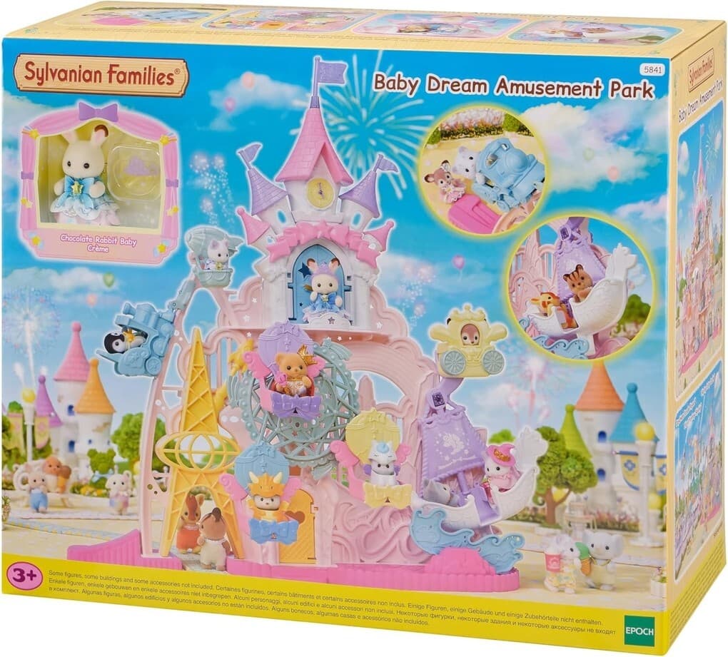 Sylvanian Families 5841 - Baby Dream Amusement Park, Freizeitpark Glückstraum, Großes Spielset