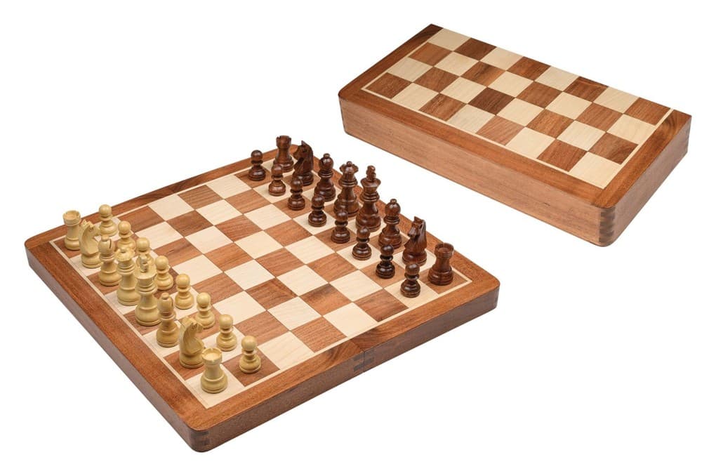 Philos 2744 - Schachkassette mit Schachfiguren, Feld 38 mm, KH 70 mm