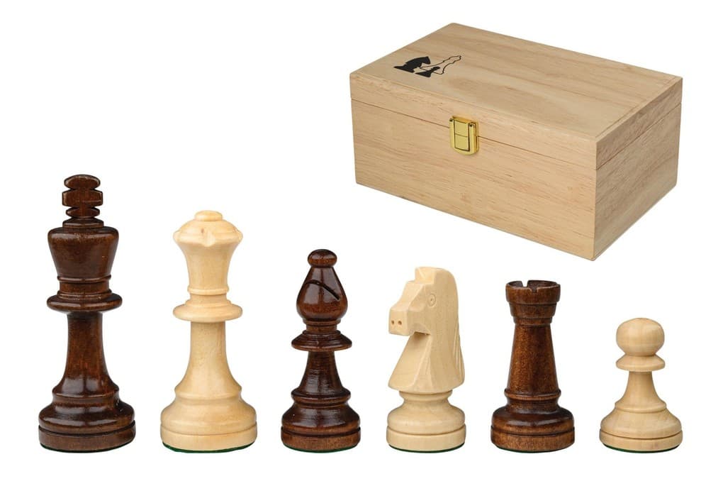 Philos 2092 - Schachfiguren Richard, Königshöhe 90 mm, in Holzbox