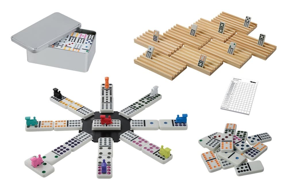 Philos 3630 - Domino Mexican Train, für 2 bis 8 Spieler