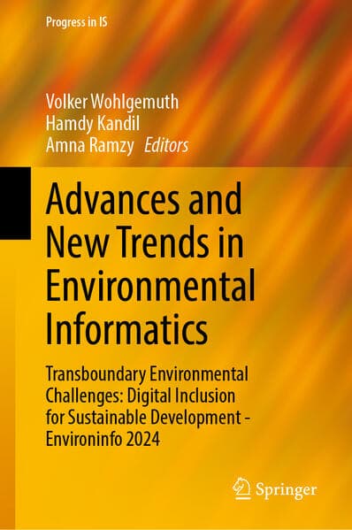 Advances and New Trends in Environmental Informatics