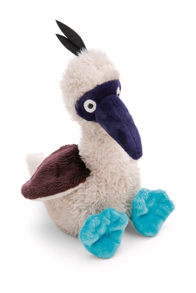 NICI 61720 - Blaufußtölpel Sula 35cm schlenkernd, Plüsch-Kuscheltier, Wild Friends, GREEN