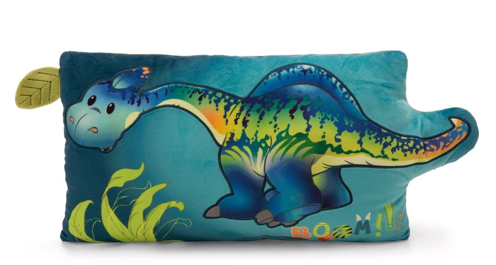 NICI - Kissen Dino Snackilus 43x25cm GREEN