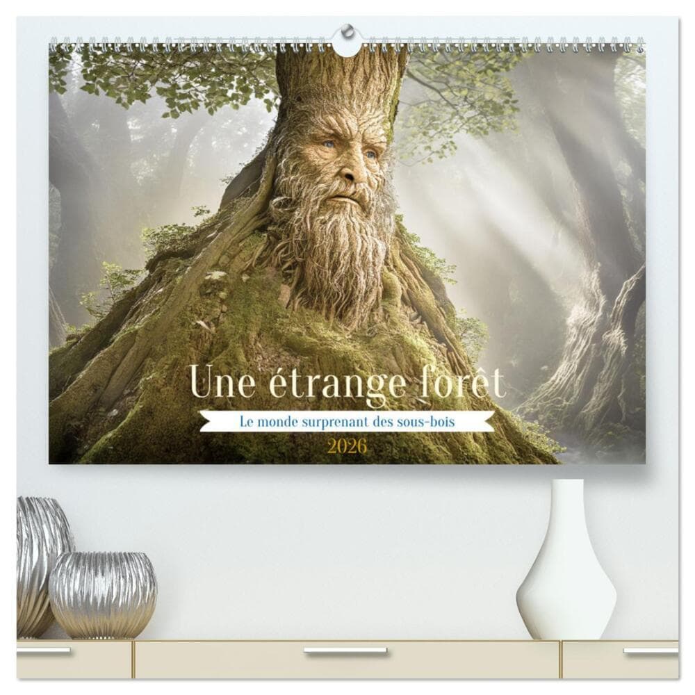 Une étrange forêt - Le monde surprenant des sous-bois (Calendrier mural 2026 DIN A2 vertical) calen