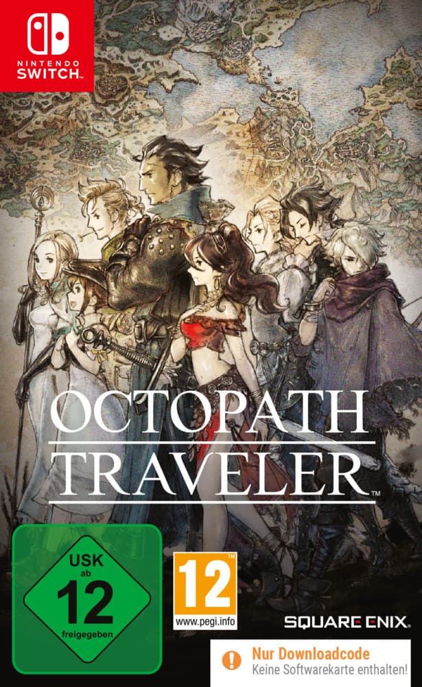 Octopath Traveler,1 Nintendo Switch-Spiel (Code in Box)