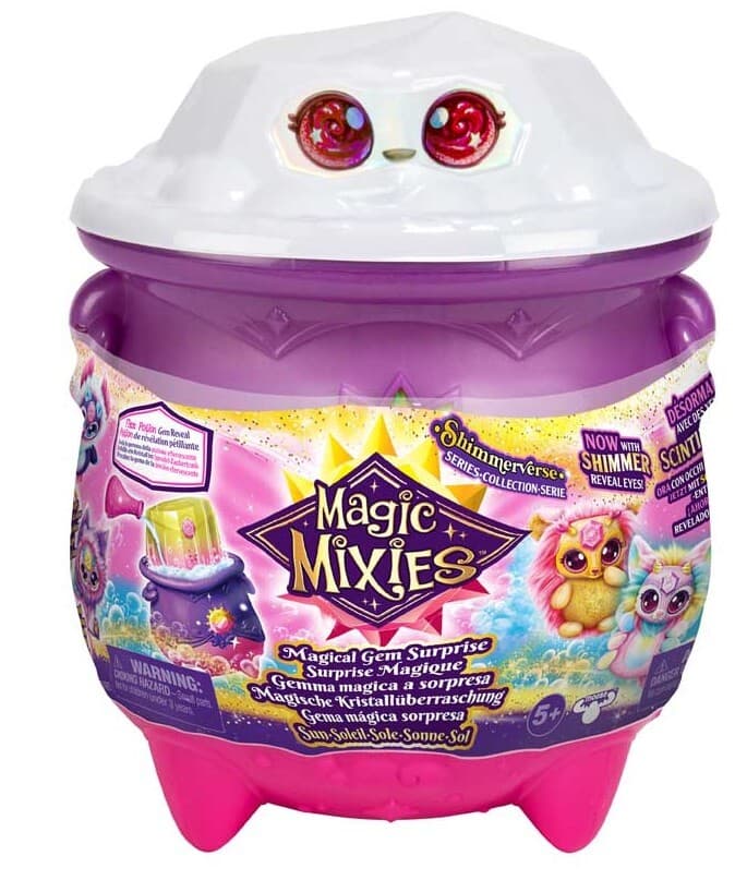 Moose Toys 300196 - Magic Mixies, Magical Gem Surprise Zauberkessel Sonne, Magische Kristallüberraschung