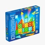 Geomag 507101 - Geomag Magnetic Tiles Gems 32, 2D/3D Konstruktion, Lernspielzeug