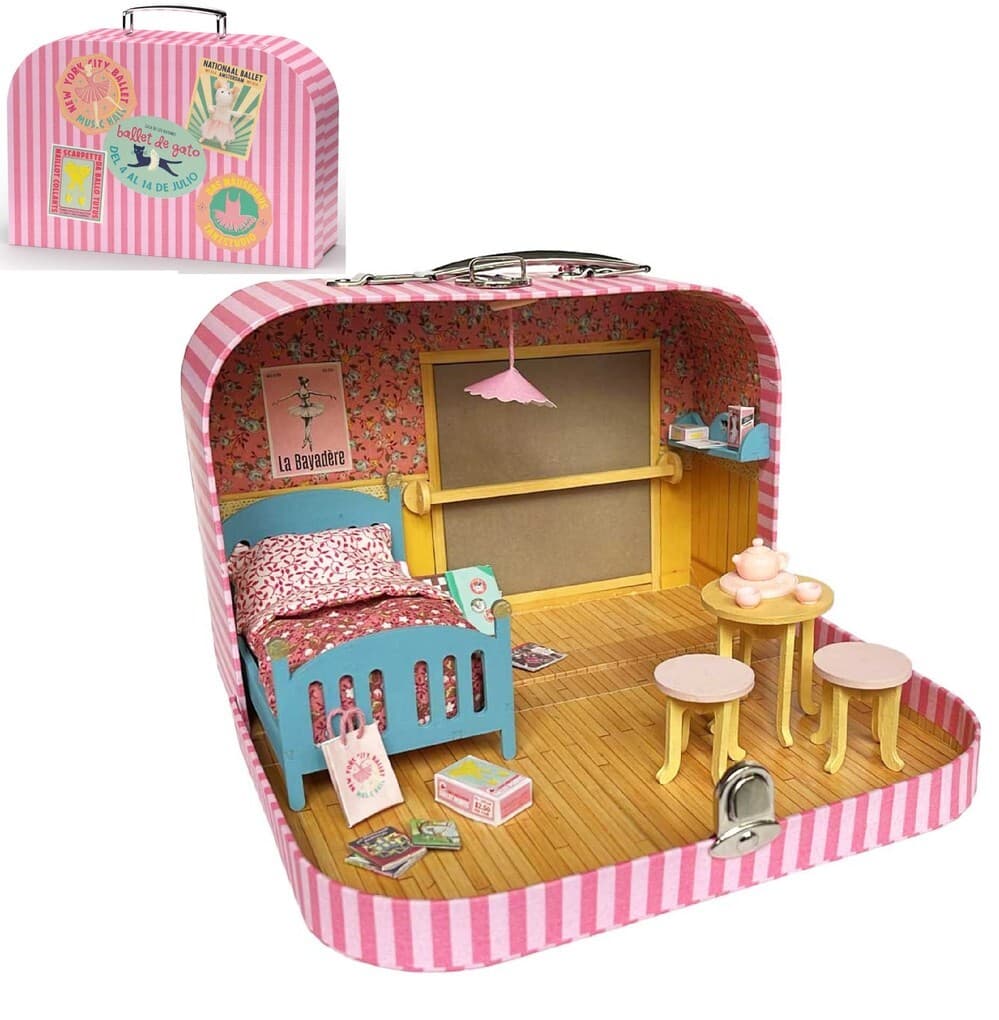 Sam und Julia 300989 - Mäusehaus To Go, Ellas Ballettzimmer, Spielset