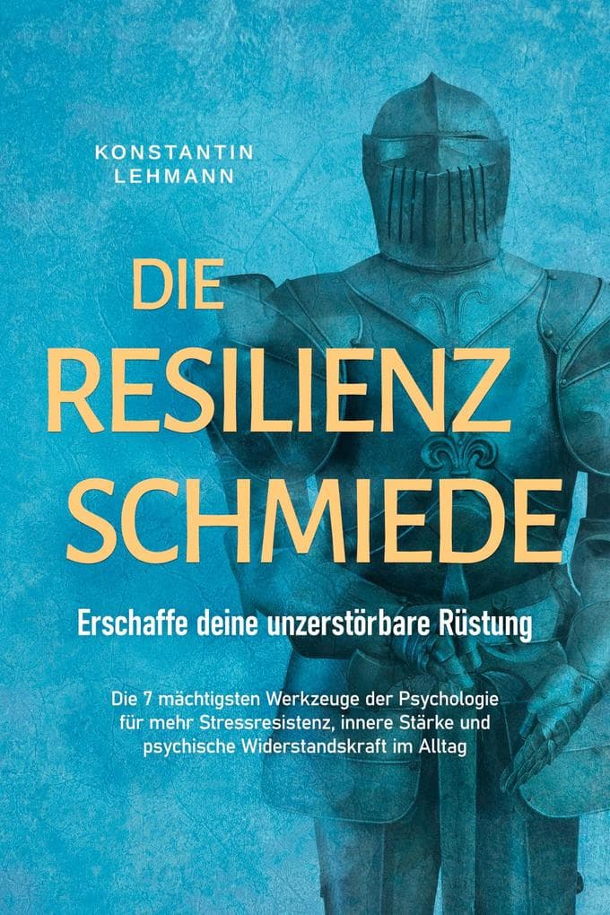 Die Resilienz Schmiede - Erschaffe deine unzerstörbare Rüstung: Die 7 mächtigsten Werkzeuge der Psychologie für mehr Stressresistenz, innere Stärke und psychische Widerstandskraft im Alltag