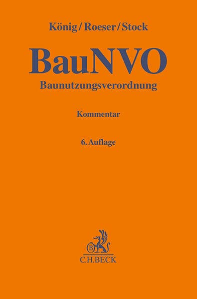 Baunutzungsverordnung. BauNVO