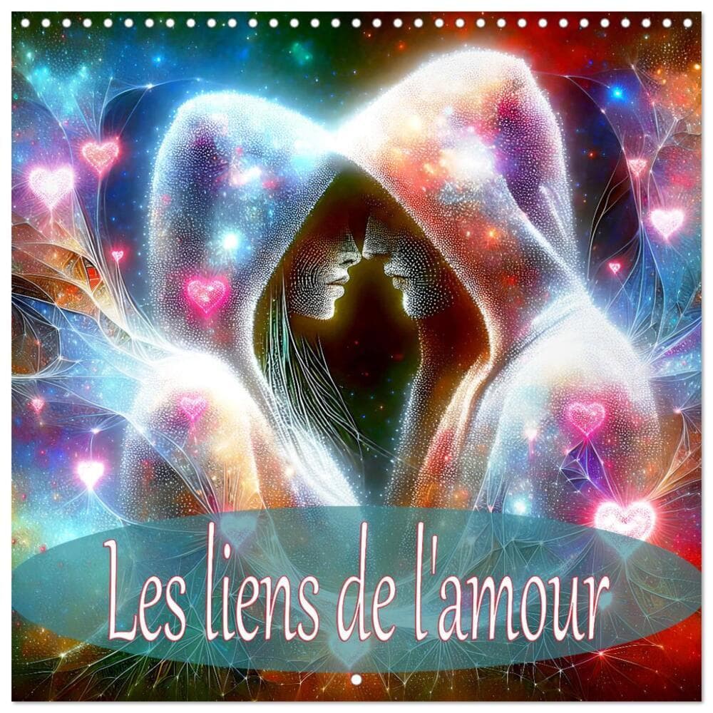 Les liens de l'amour (Calendrier mural carré 2026 30x30 cm) Calendrier double avec une page pour vos
