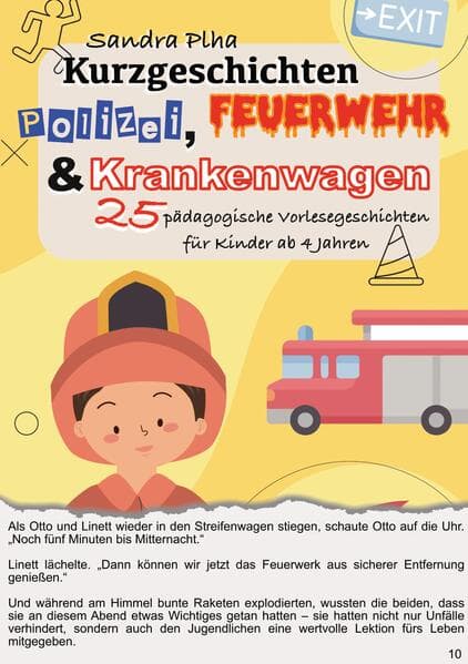 KitaFix-Kurzgeschichten Polizei, Feuerwehr und Krankenwagen