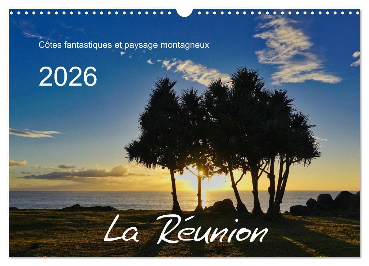 La Rèunion - Côtes fantastiques et paysage montagneux (Calendrier mural 2026 DIN A3 vertical), CALVENDO calendrier mensuel