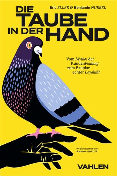 Die Taube in der Hand