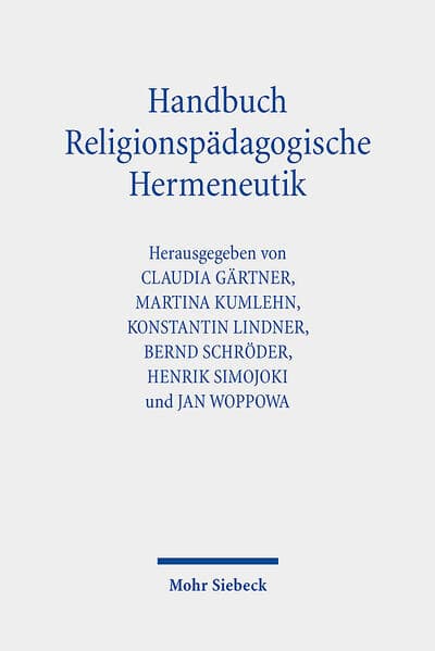 Handbuch Religionspädagogische Hermeneutik