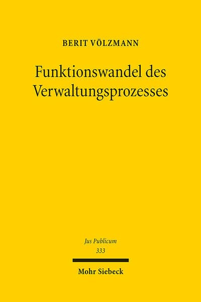 Funktionswandel des Verwaltungsprozesses