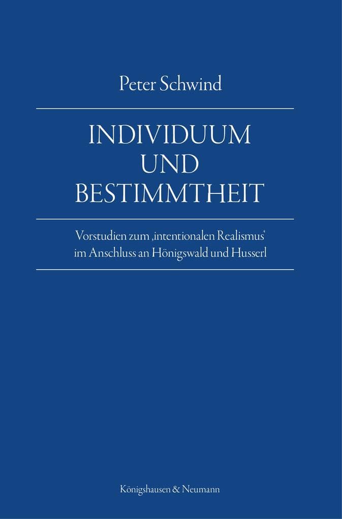 Individuum und Bestimmtheit
