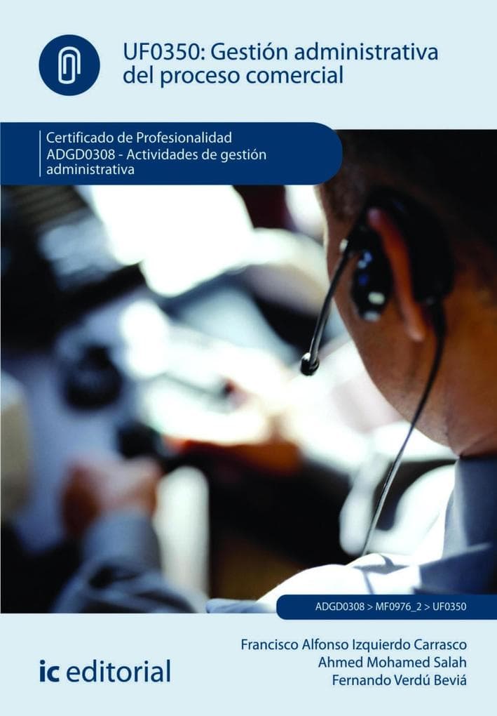 Gestión administrativa del proceso comercial. ADGD0308