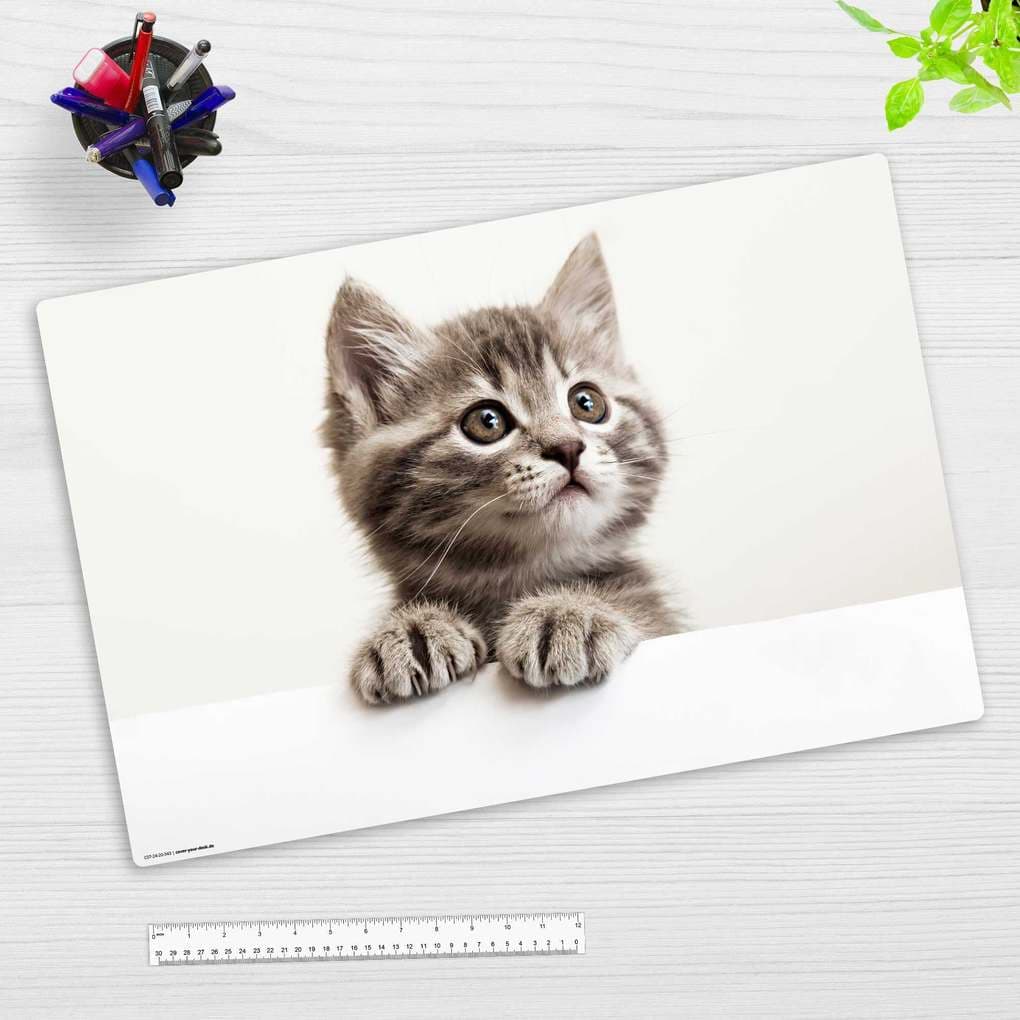 Cover-your-desk Schreibtischunterlage für Kinder Baby Kätzchen, aus hochwertigem Vinyl, 60 x 40 cm