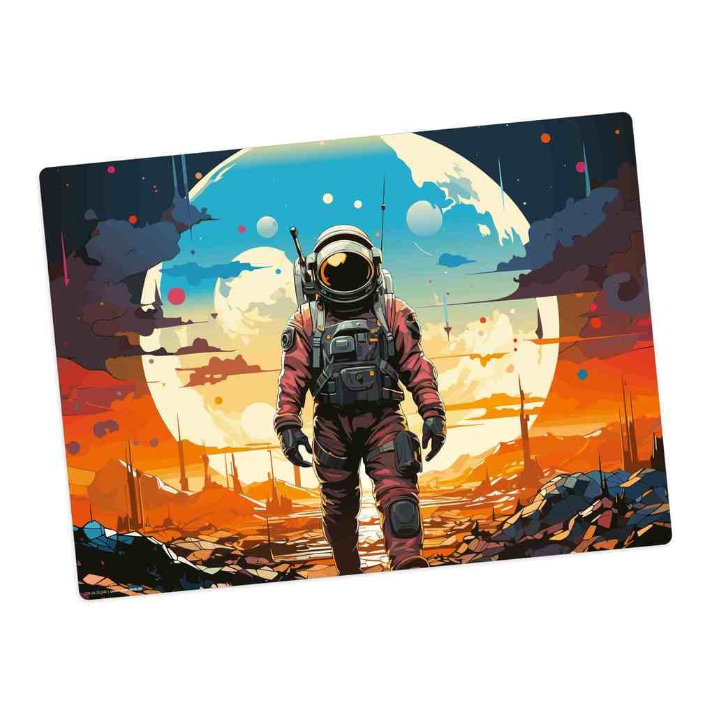 Tischsetmacher Tischset Science Fiction Astronaut, aus hochwertigem Vinyl , 44 x 32 cm