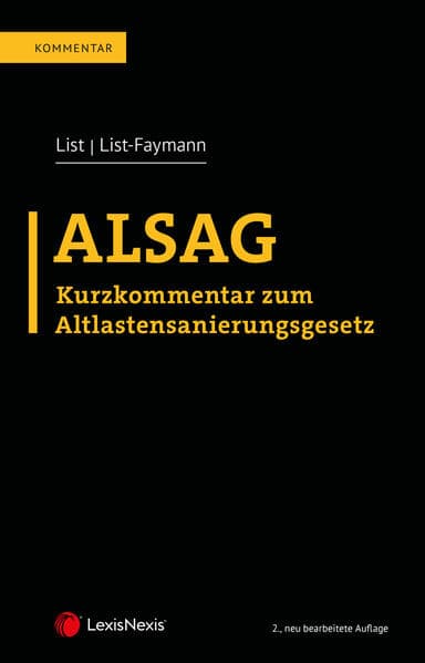ALSAG - Kurzkommentar zum Altlastensanierungsgesetz