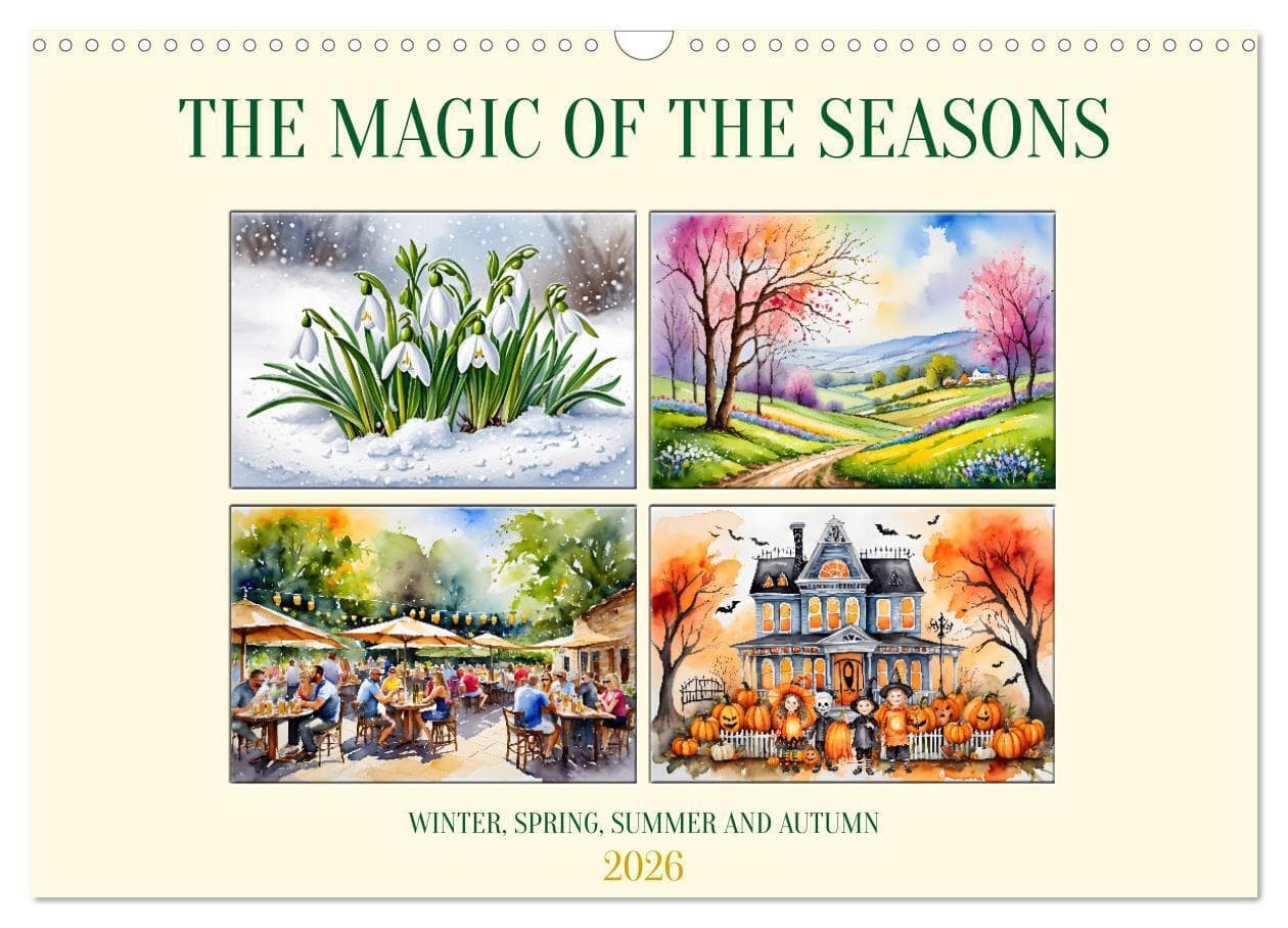 The magic of the seasons (Wall Calendar 2026 DIN A3 landscape), CALVENDO 12 Month Wall Calendar