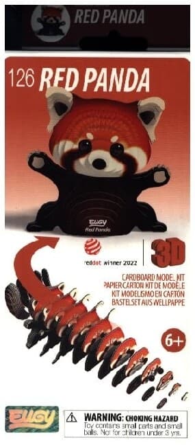 EUGY - 3D Bastelset Roter Panda