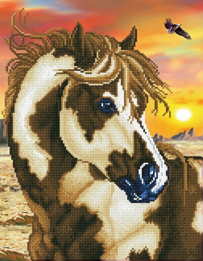 DIAMOND DOTZ - Diamond Painting Wildpferd
