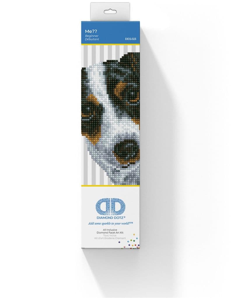 Diamond Dotz - Original Diamond Painting - Hund "Me?? 20 x 20 cm