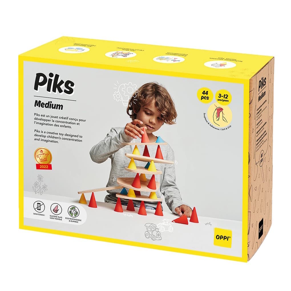 OPPI Toys - Piks Stapelspielzeug Set mittel
