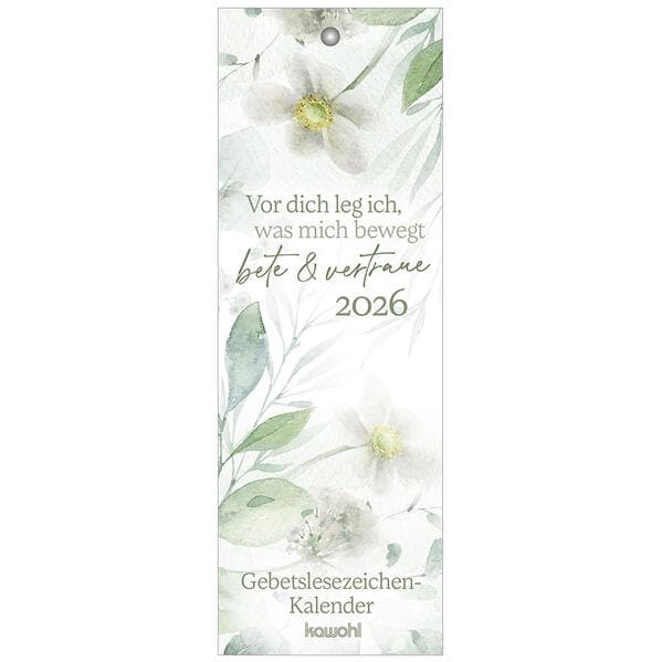 Vor dir leg ich, was mich bewegt 2026