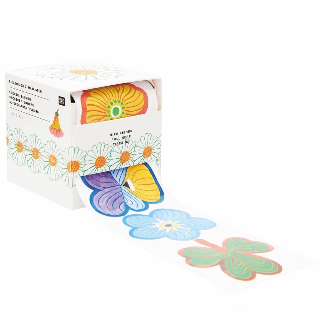 Sticker Midsommar Magic, Blumen FSC MIX, 100 Stk