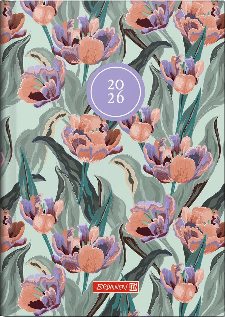 BRUNNEN 1079615016 | Buchkalender Mod. 796 2026 "Botanical" | A5, Papier