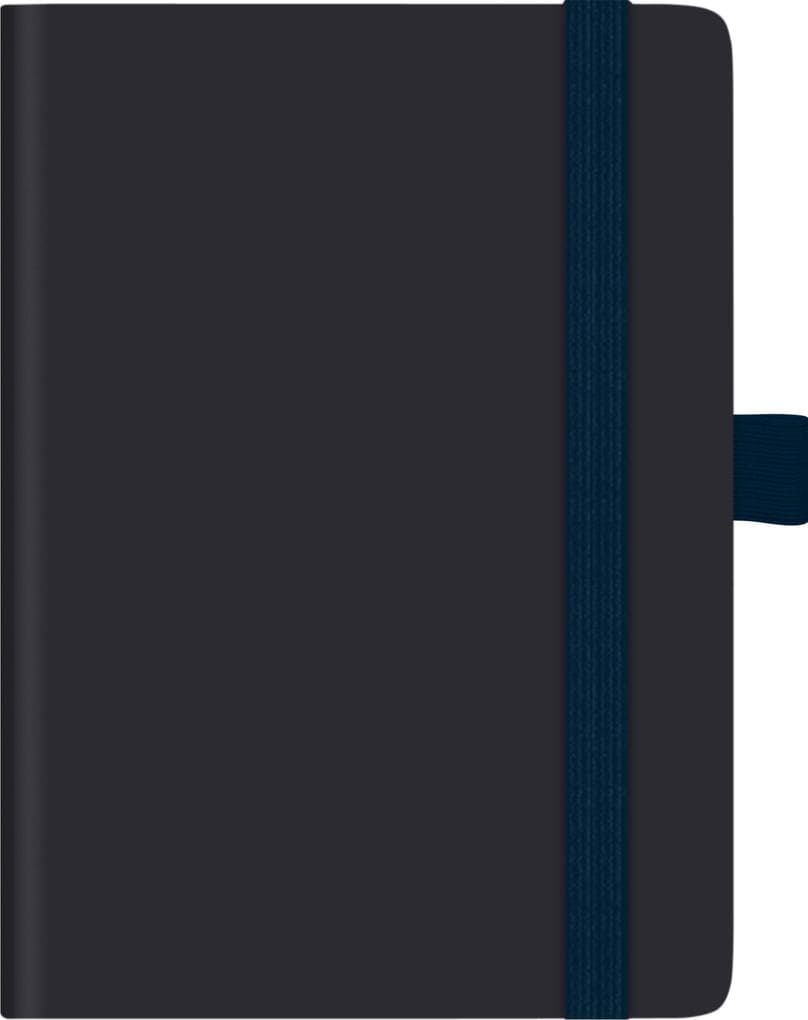 BRUNNEN 1073266326 | Taschenkalender Kompagnon Mod. 732 66 2026 | A6, Kunststoff, dunkelblau