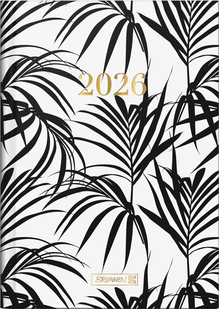 BRUNNEN 1079612016 | Buchkalender Mod. 796 2026 "Jungle" | A5, Papier