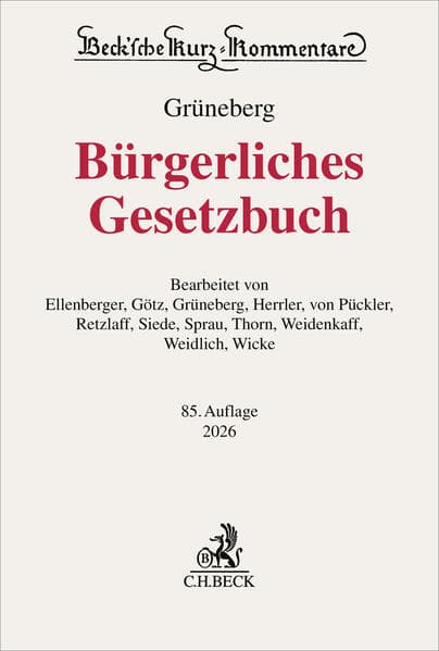 Bürgerliches Gesetzbuch. BGB