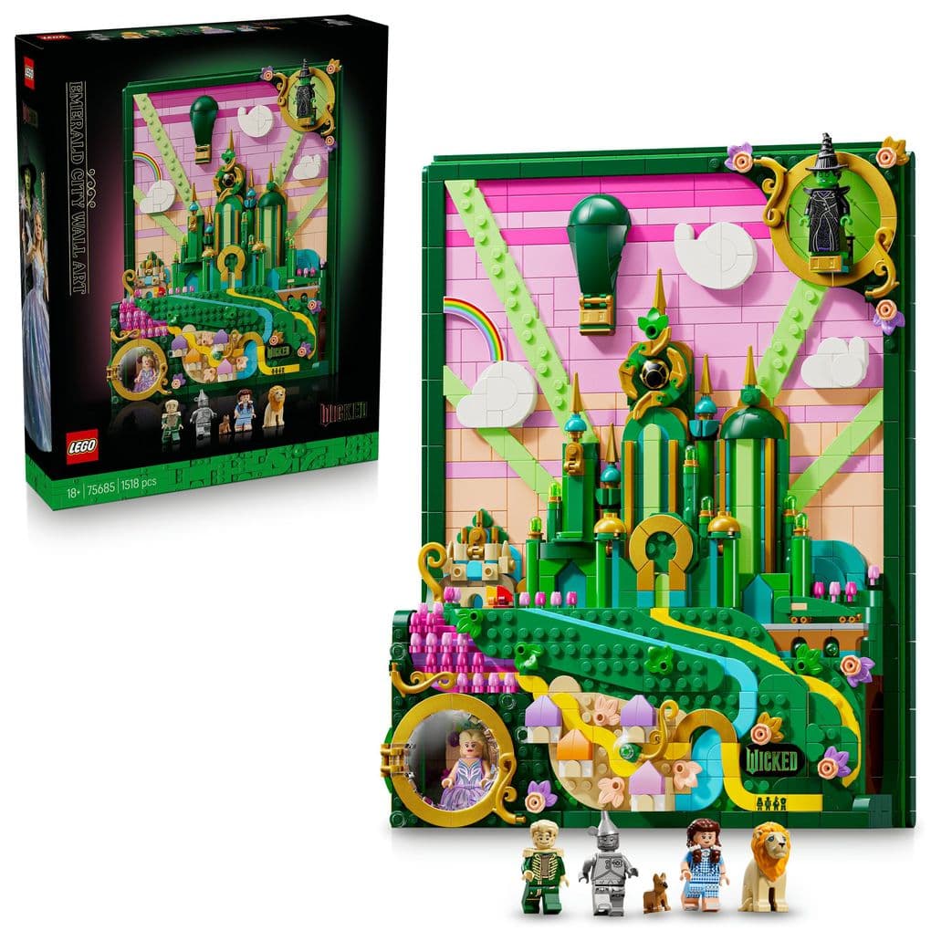 LEGO® Wicked 75685 Emerald City Wandkunst