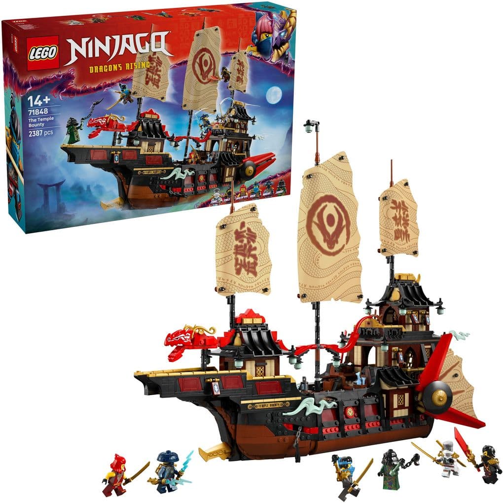 LEGO® NINJAGO® 71848 Der Tempel-Flugsegler