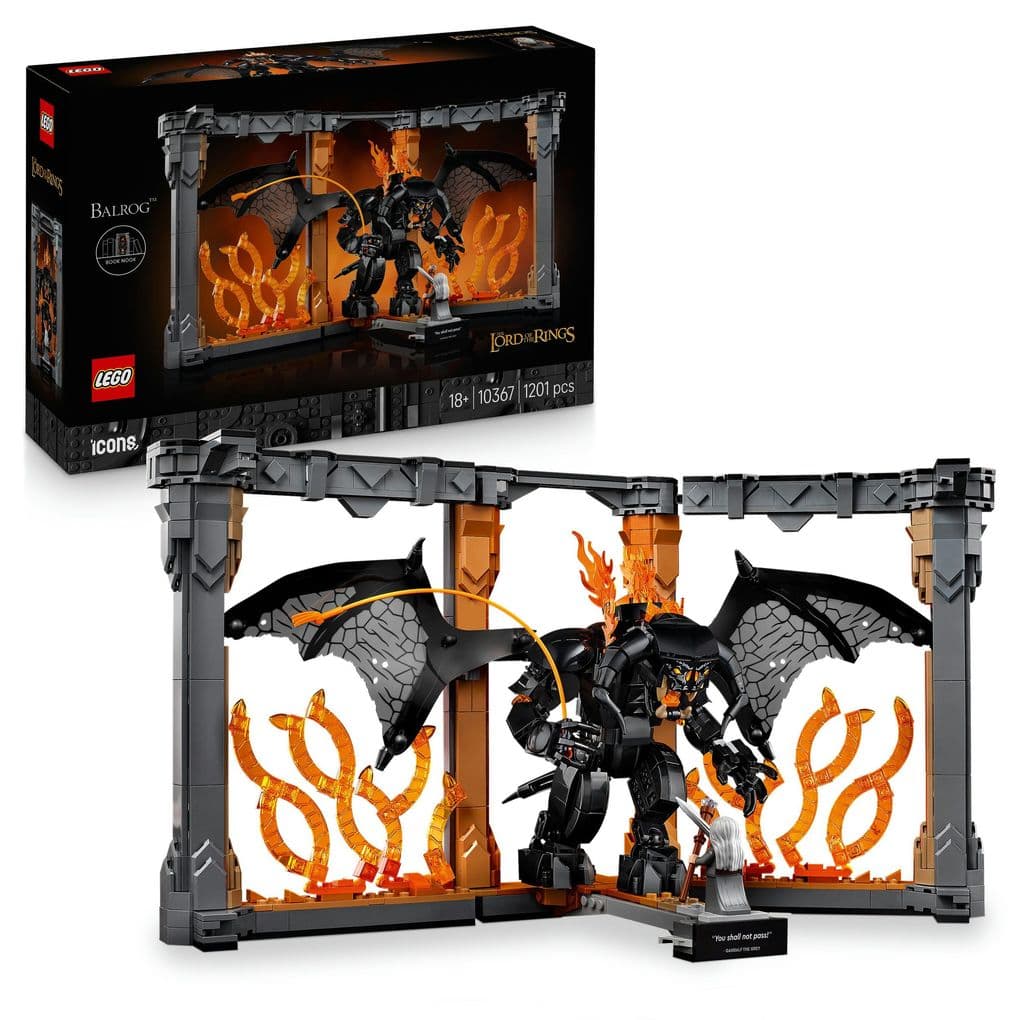 LEGO® Icons 10367 Der Herr der Ringe: Balrog Bücherstütze