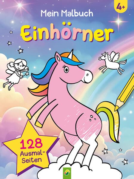 Mein Malbuch Einhörner