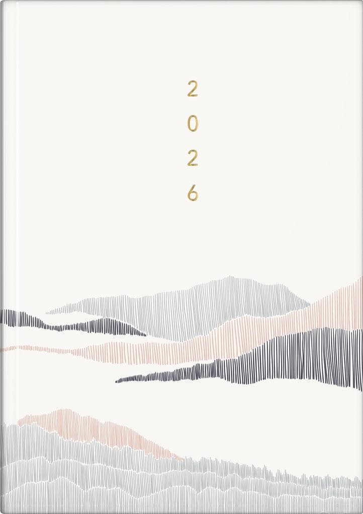 rido/idé 7028507046 | Buchkalender Young Line 2026 "Simple" | A5, Papier
