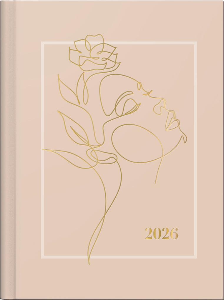 rido/idé 7013607036 | Taschenkalender Young Line Mini 2026 "One Line" | A6, Papier